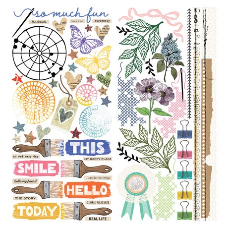 49 and Market - Artful Moments - Laser Cut Outs