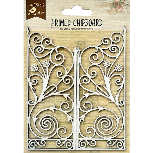 Little Birdie - Laser Cut Primed Chipboard - (2/pc) - Fairy Gate - The Crafty Kiwi