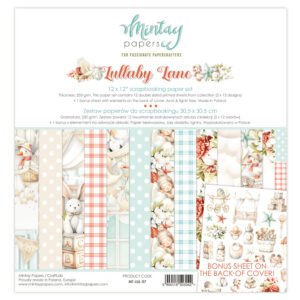 Mintay - Lullabuy Lane - 12x12 Paper Pack with Die Cuts - The Crafty Kiwi