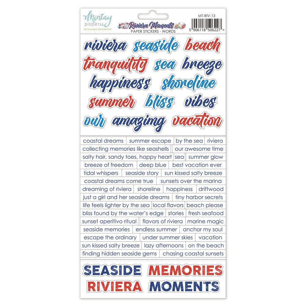 Mintay - Riviera Moments Bundle Kit - The Crafty Kiwi