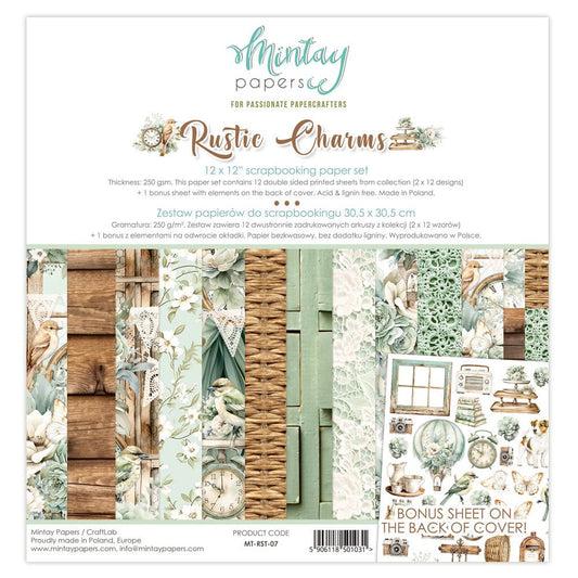 Mintay - Rustic Charms Bundle Kit - The Crafty Kiwi