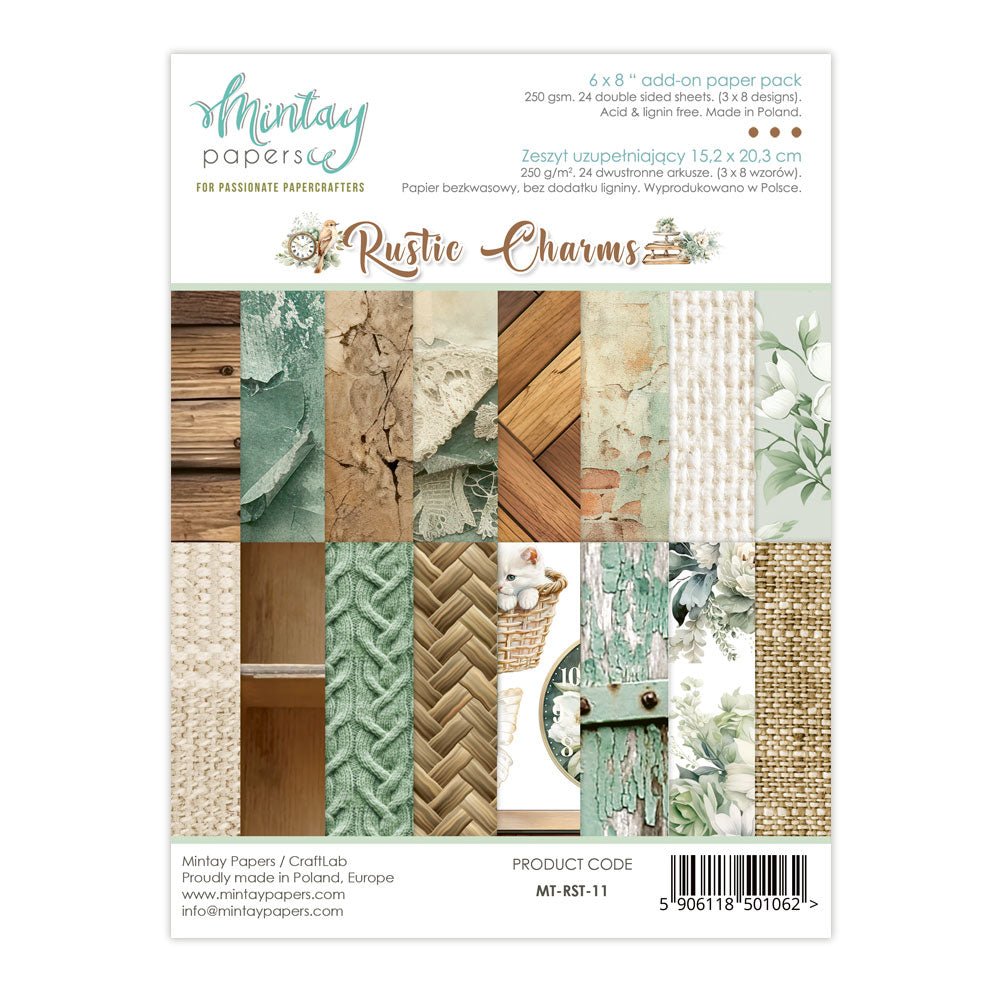 Mintay - Rustic Charms Bundle Kit - The Crafty Kiwi