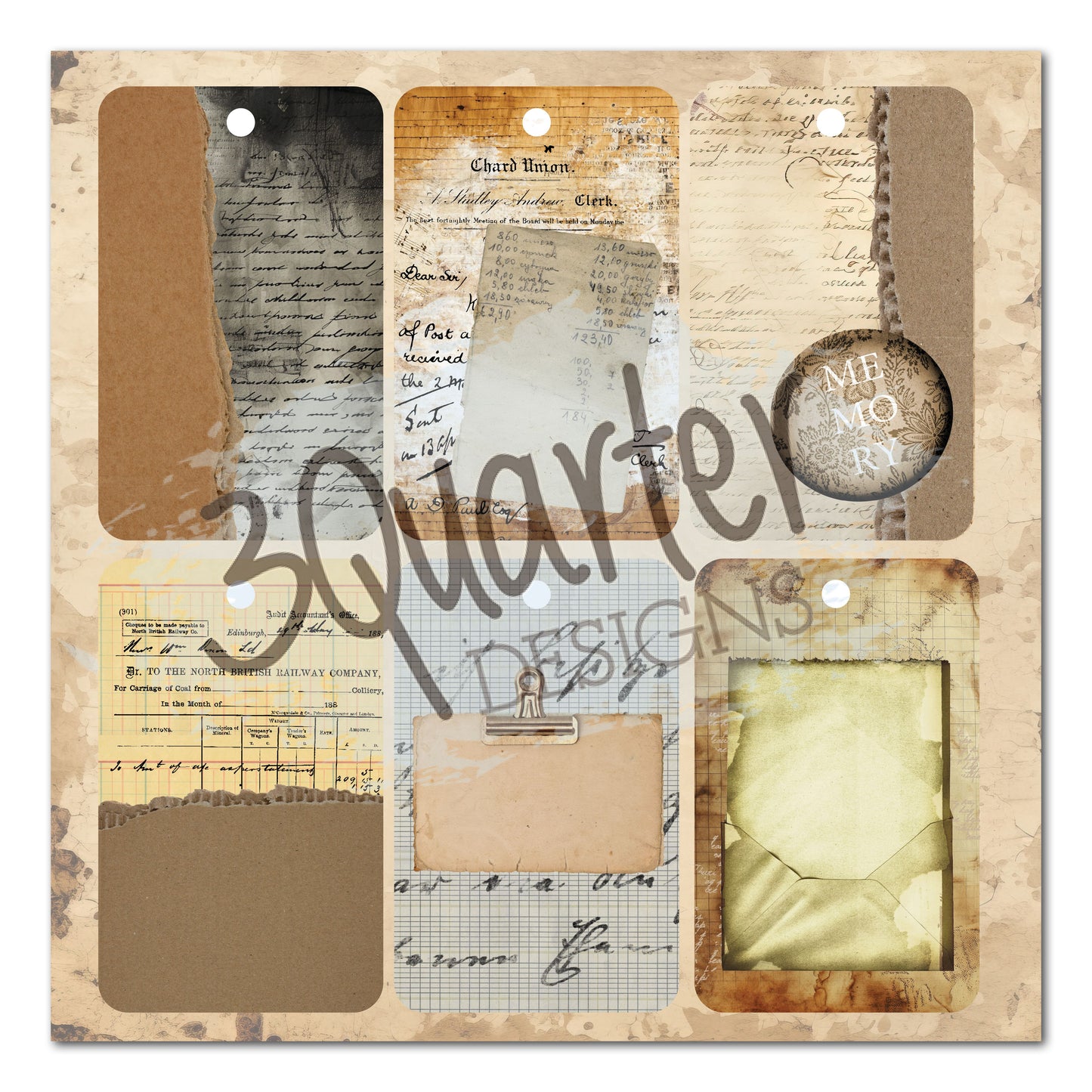 3Quarter Designs - 8x8 - Paper Tales