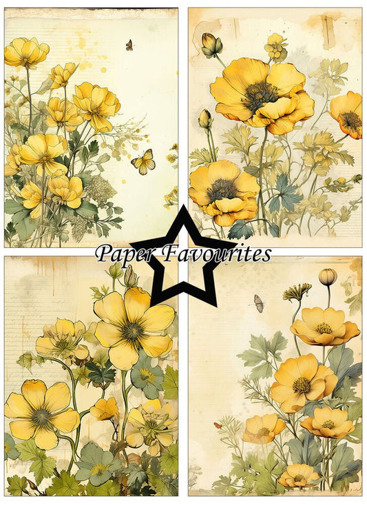 Paper Favourites - A6 Paper Pad - Buttercup - The Crafty Kiwi