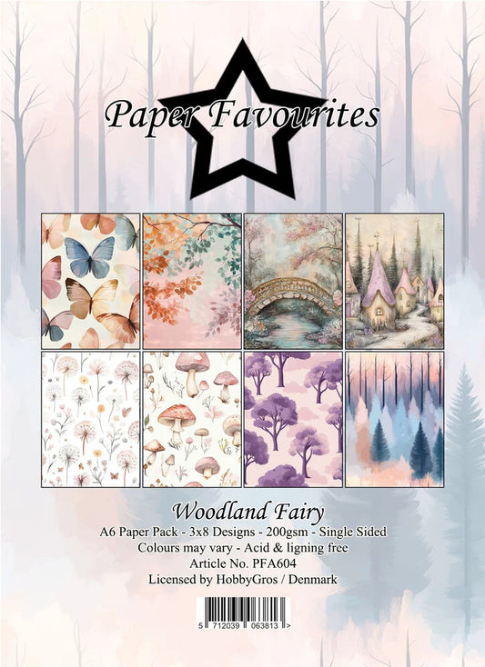 Paper Favourites - A6 Paper Pad - Woodland Fairy