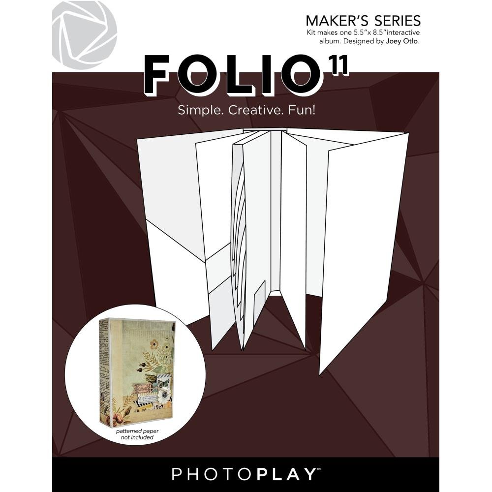 PhotoPlay - 5.5" x 8.5" Folio #11 - White - The Crafty Kiwi