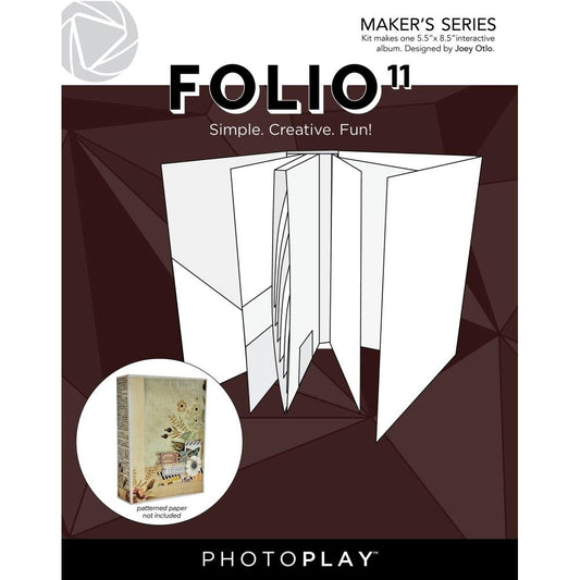 PhotoPlay - 5.5" x 8.5" Folio #11 - White - The Crafty Kiwi