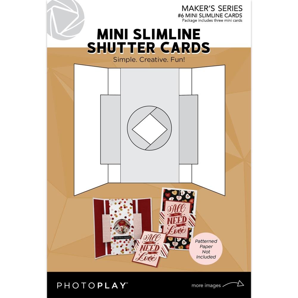 PhotoPlay - Mini Slimline Shutter Cards (3/pack) - The Crafty Kiwi