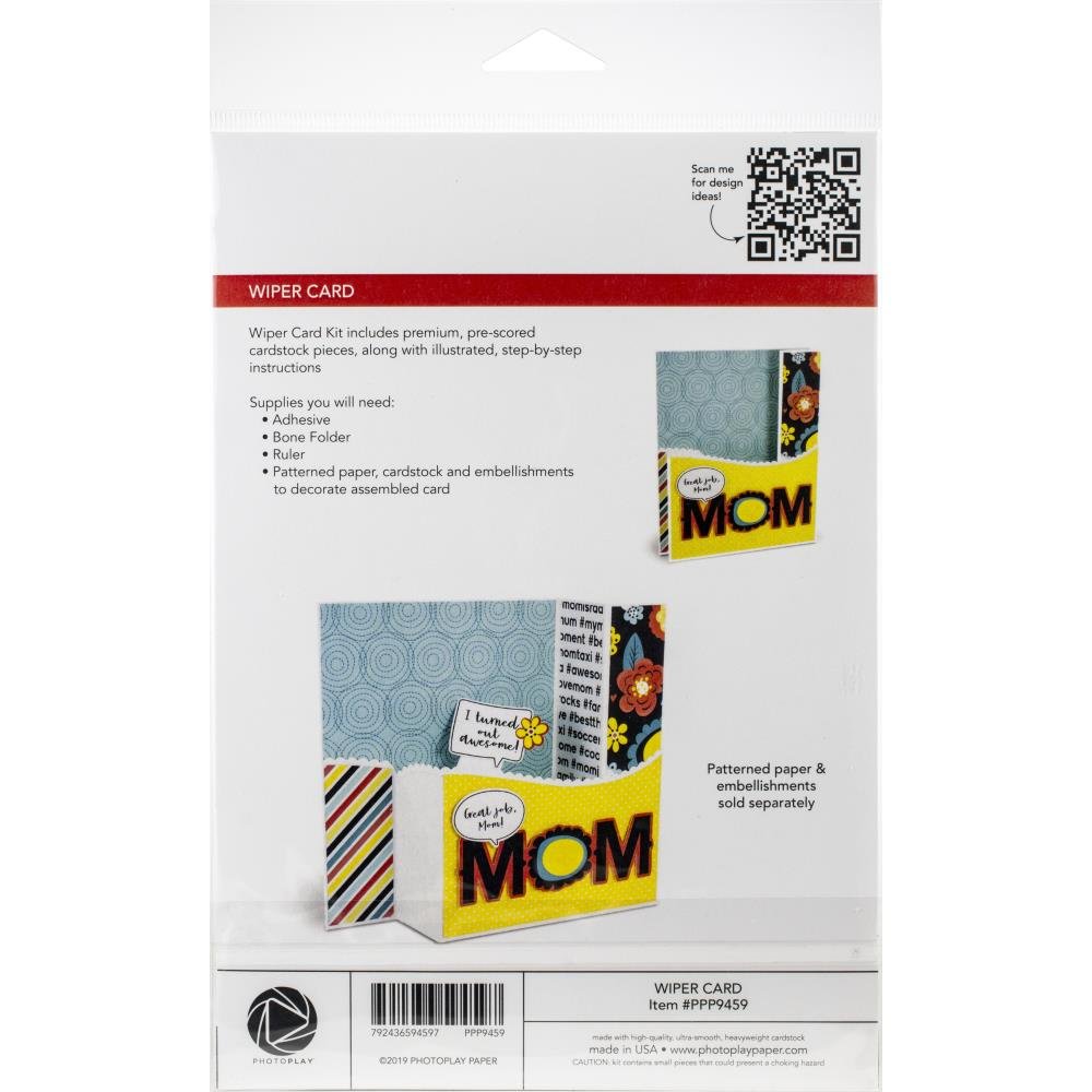 PhotoPlay - Wiper Card Bases (3/pack) - The Crafty Kiwi