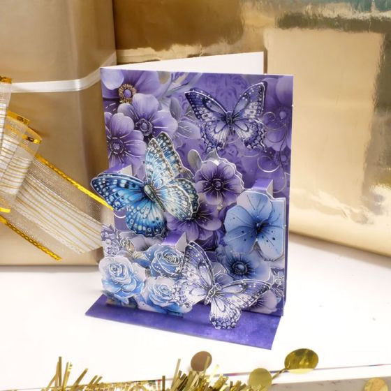 Hunkydory Crafts - Pop-Up Stepper Card - Beautiful Butterflies