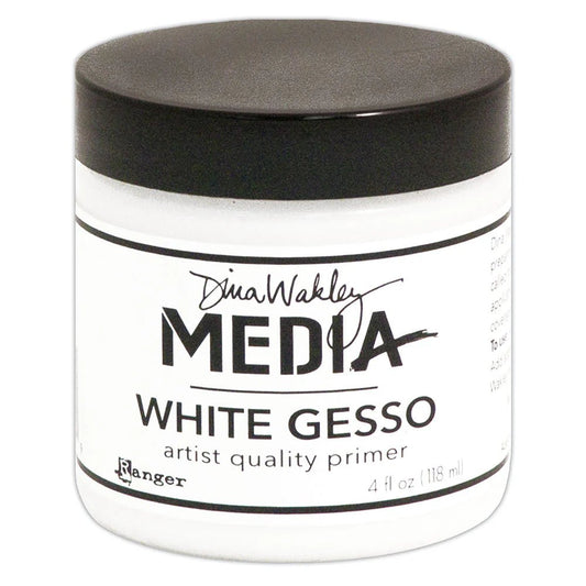 Ranger - Dina Wakley Media White Gesso (40z/118ml) - The Crafty Kiwi