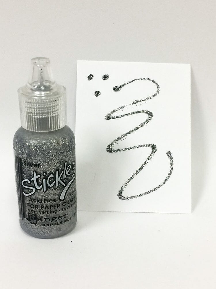 Ranger - Stickles Glitter Glue - Silver - The Crafty Kiwi