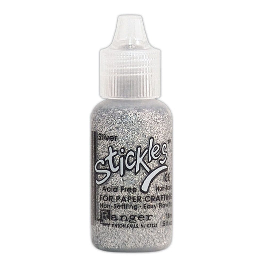 Ranger - Stickles Glitter Glue - Silver - The Crafty Kiwi