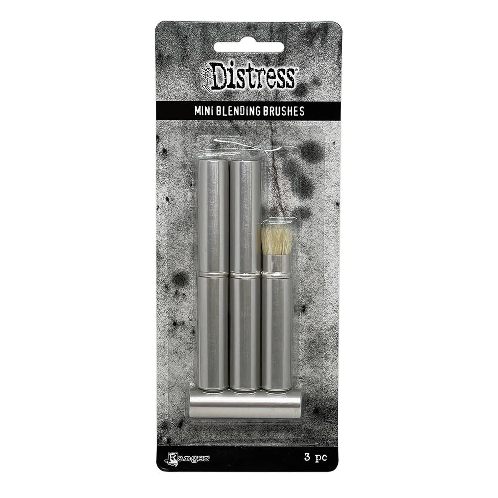 Ranger - Tim Holtz Mini Blending Brushes (3/pack) - The Crafty Kiwi