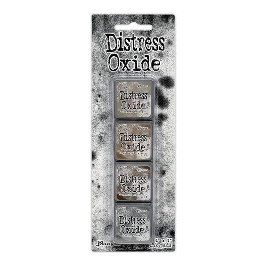 Ranger - Tim Holtz Mini Distress Oxide Ink Pads - Kit 12 (4/pack) - The Crafty Kiwi