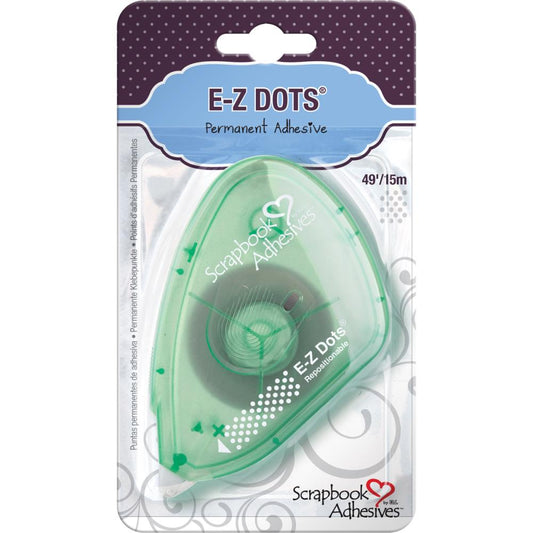 Scrapbook Adhesives - E - Z Dots Dispenser - Repositionable - The Crafty Kiwi