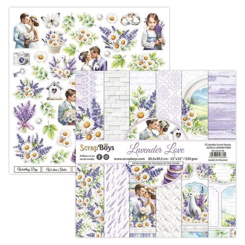 ScrapBoys - Lavender Love Bundle - The Crafty Kiwi