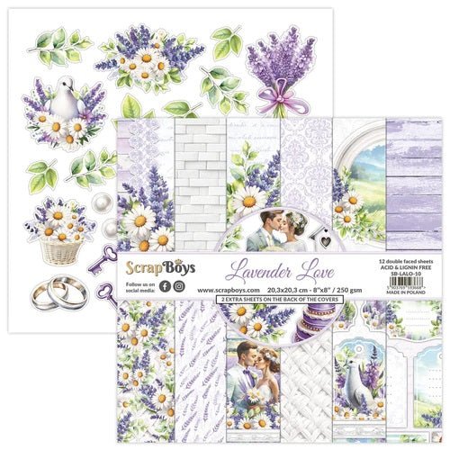 ScrapBoys - Lavender Love Bundle - The Crafty Kiwi