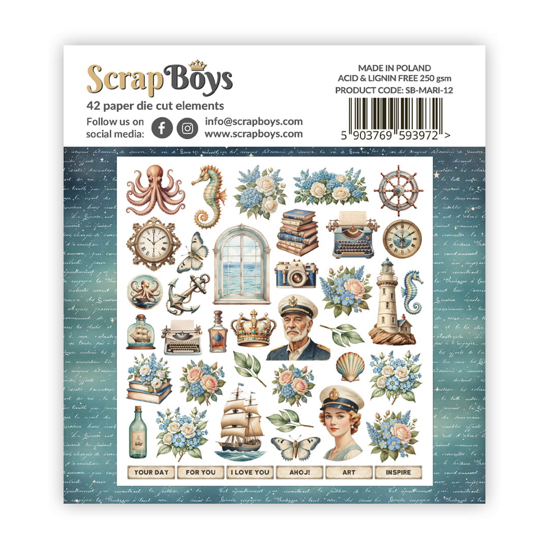 ScrapBoys - Old Mariner Bundle Kit - The Crafty Kiwi