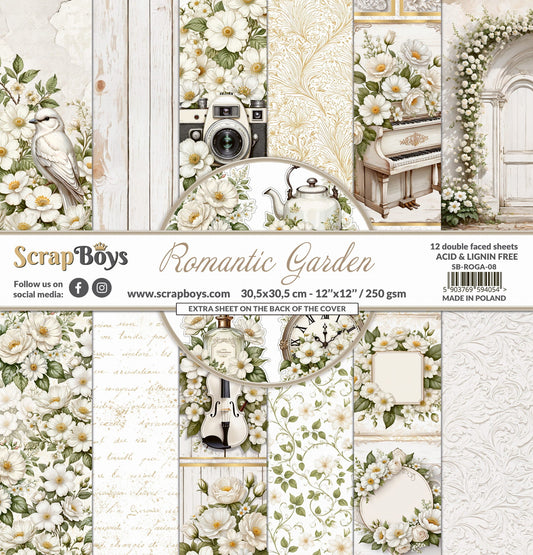 ScrapBoys - Romantic Garden Bundle Kit - The Crafty Kiwi