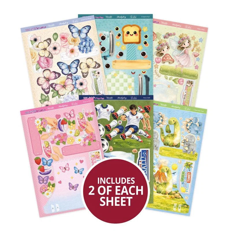 Hunkydory Crafts - Side-Pop Stepper Cards - Set 2 - Silver