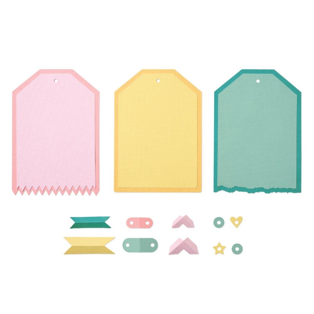 Sizzix - Snap & Swap Large Tags Die Set - By 49 & Market (17 dies/pkg) - The Crafty Kiwi