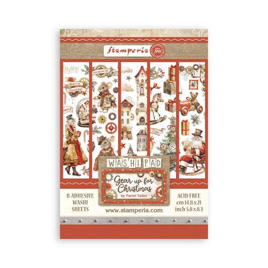 Stamperia - Gear up for Christmas - Washi Sheets - The Crafty Kiwi