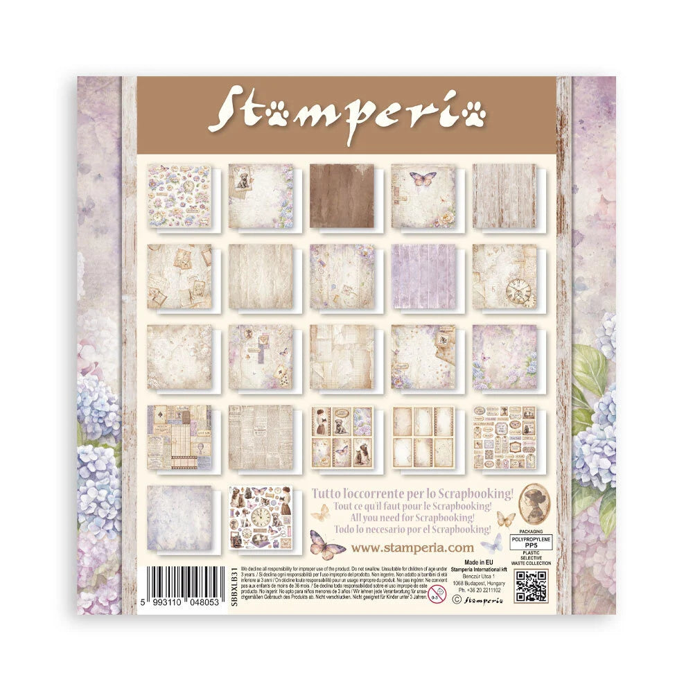 Stamperia - Quiet Days - 12x12 Single Sided Maxi Paper Pack (22/pgs)