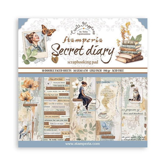 Stamperia - Secret Diary Bundle KIt - The Crafty Kiwi