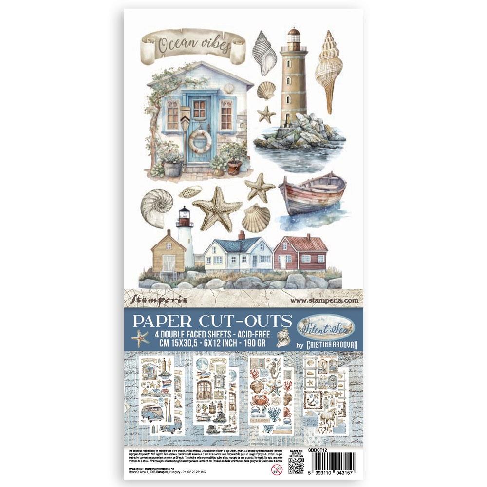 Stamperia - Silent Sea - 8x8 Bundle Kit (2 products) - The Crafty Kiwi