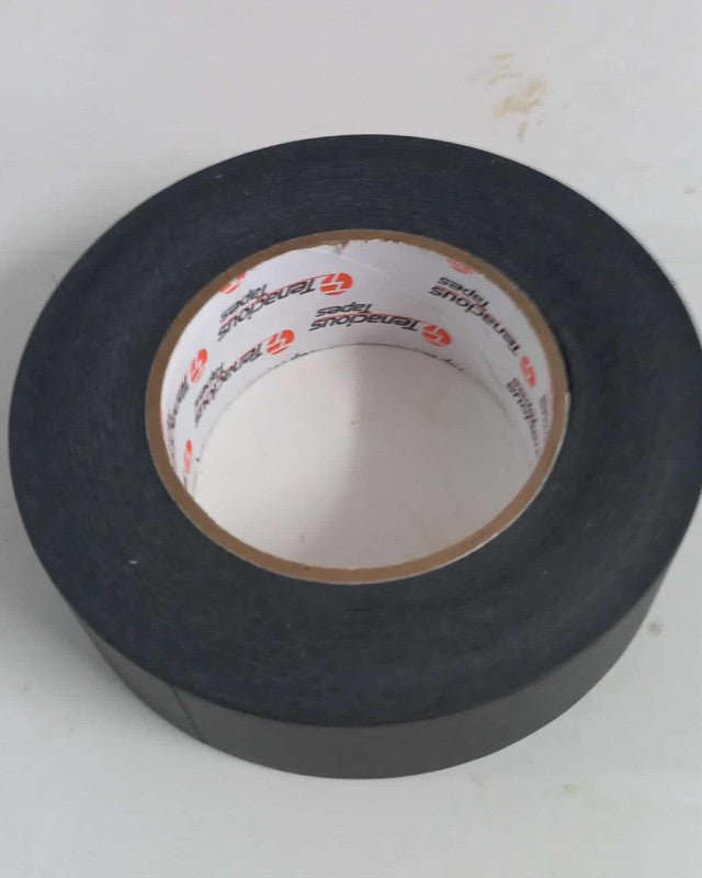 Tenacious Tapes - Flatback Paper Tape - 36mm (50m roll) - BLACK - The Crafty Kiwi