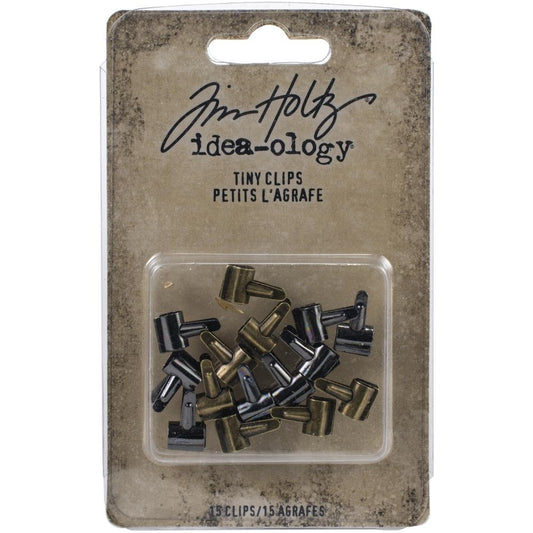 Tim Holtz - Ideology Tiny Clips (15/pkg) - The Crafty Kiwi