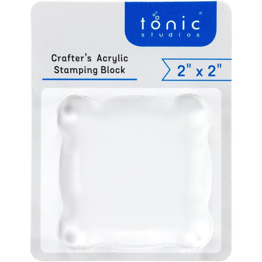 Tonic - 2x2" Acrylic Stamping Block - The Crafty Kiwi