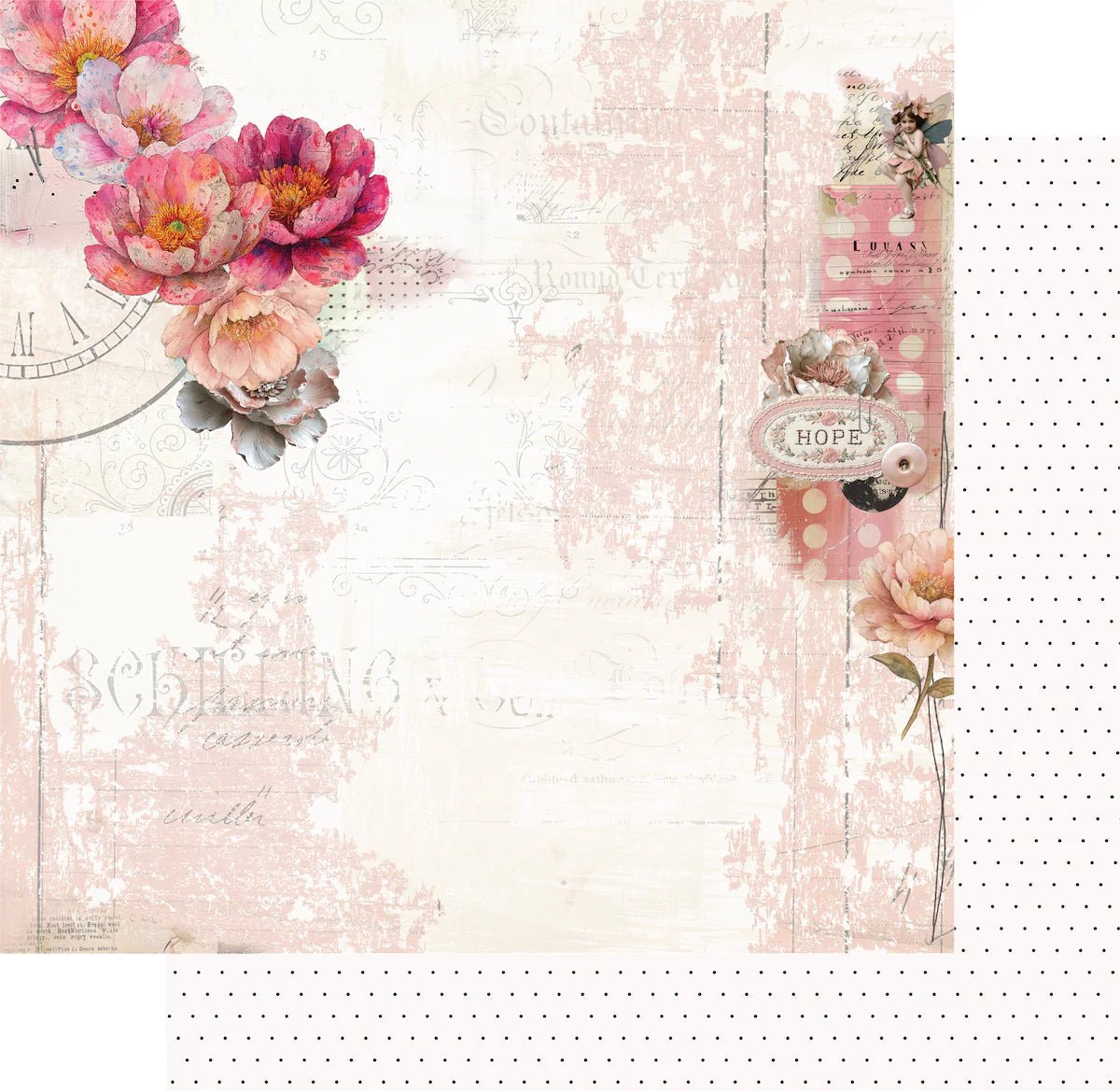 Uniquely Creative - 12x12 Notes of Grace (1/sheet) - The Crafty Kiwi