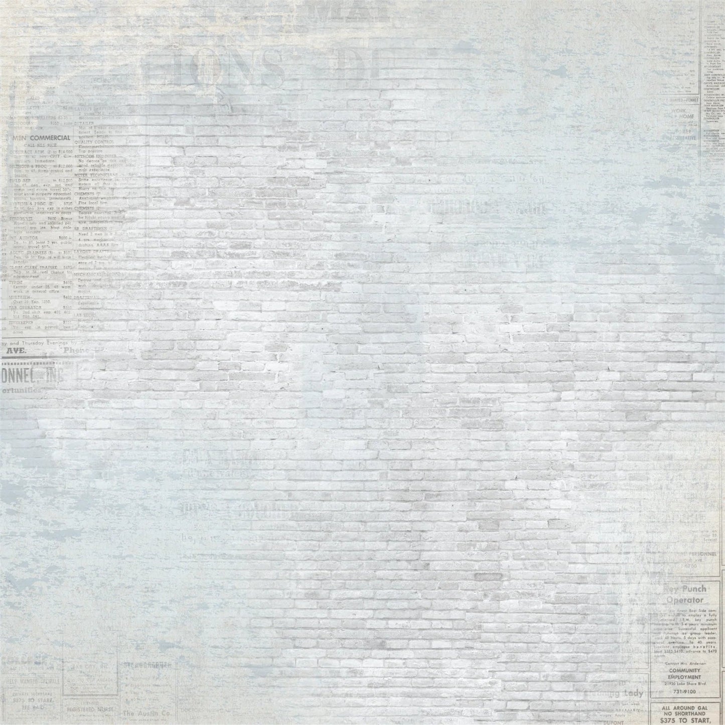 Uniquely Creative - 12x12 Wild Daisy (1/sheet) - The Crafty Kiwi