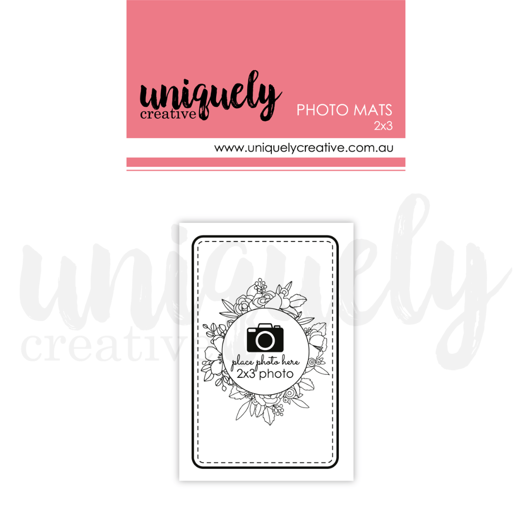 Uniquely Creative - 2x3 Photo Mats - The Crafty Kiwi