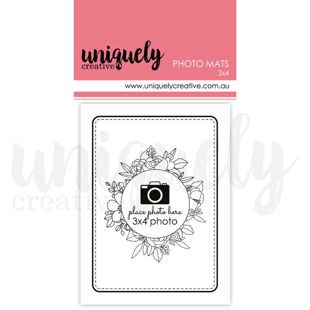 Uniquely Creative - 3x4 Photo Mats - The Crafty Kiwi