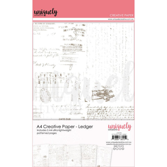 Uniquely Creative - A4 Creative Paper - Ledger - The Crafty Kiwi