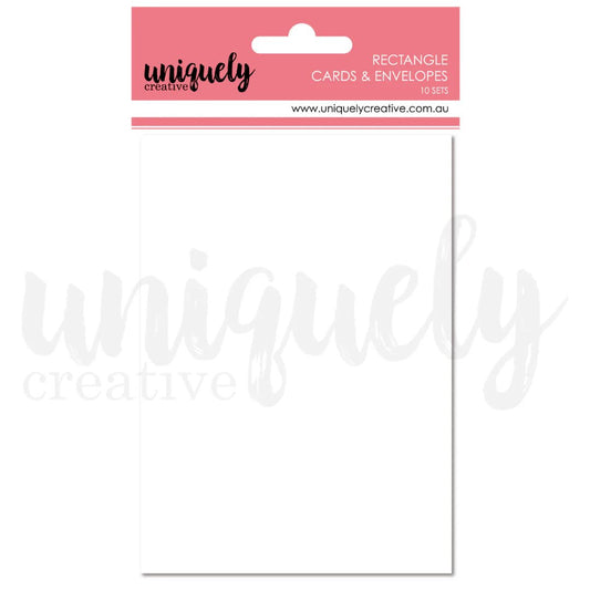 Uniquely Creative - A6 Cards and Envlopes (10/pack) - The Crafty Kiwi