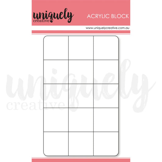 Uniquely Creative - Acrylic Stamping Block - The Crafty Kiwi