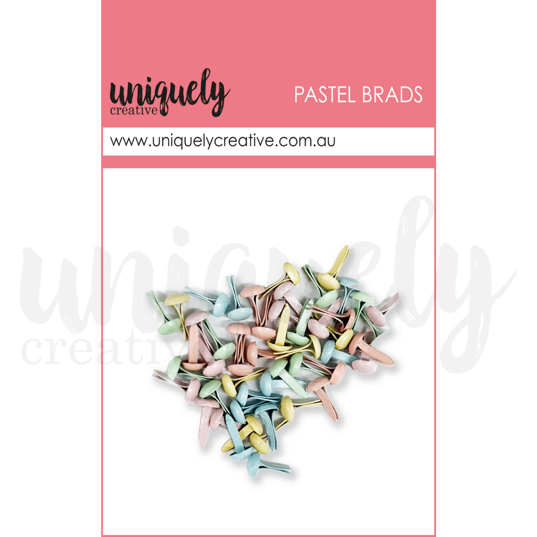 Uniquely Creative - (Advent 2024) - Pastel Brads - The Crafty Kiwi