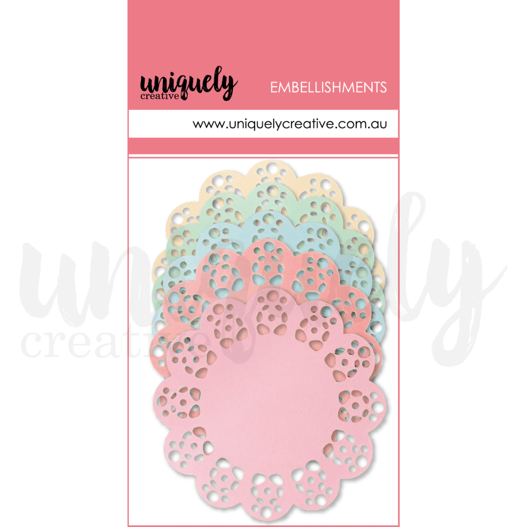 Uniquely Creative - (Advent 2024) - Pastel Doilies - The Crafty Kiwi