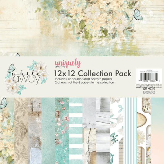 Uniquely Creative - (Advent 2024) - While Away 12x12 Collection Bundle Kit - The Crafty Kiwi