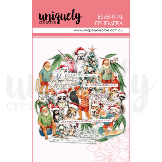 Uniquely Creative - Aussie Christmas Ephemera - The Crafty Kiwi