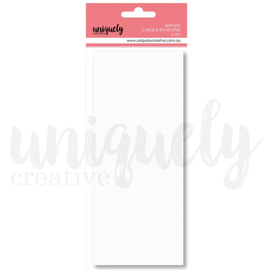 Uniquely Creative - Cards and Envelopes - Slimline (10/pack) - The Crafty Kiwi