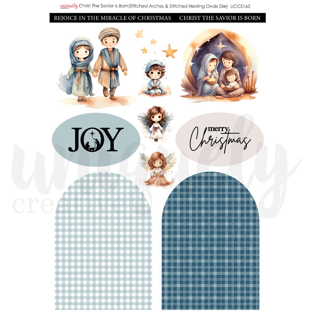 Uniquely Creative - Christ The Savior is Born Cut-a-Part Card Making S ...