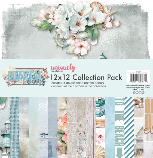 Uniquely Creative - Coastal Bliss - Bundle Kit (7 products) - The Crafty Kiwi