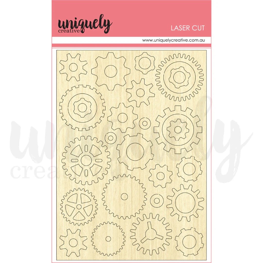 Uniquely Creative - Cogs Laser Cut – The Crafty Kiwi