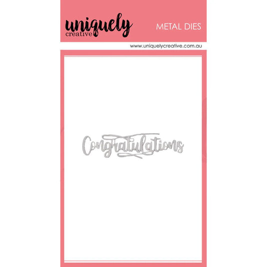 Uniquely Creative - Congratulations Die - The Crafty Kiwi
