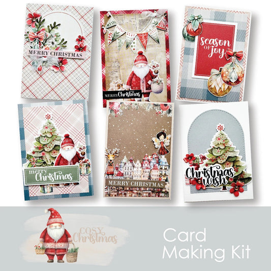 Uniquely Creative - Cosy Christmas Card Making Kit - The Crafty Kiwi